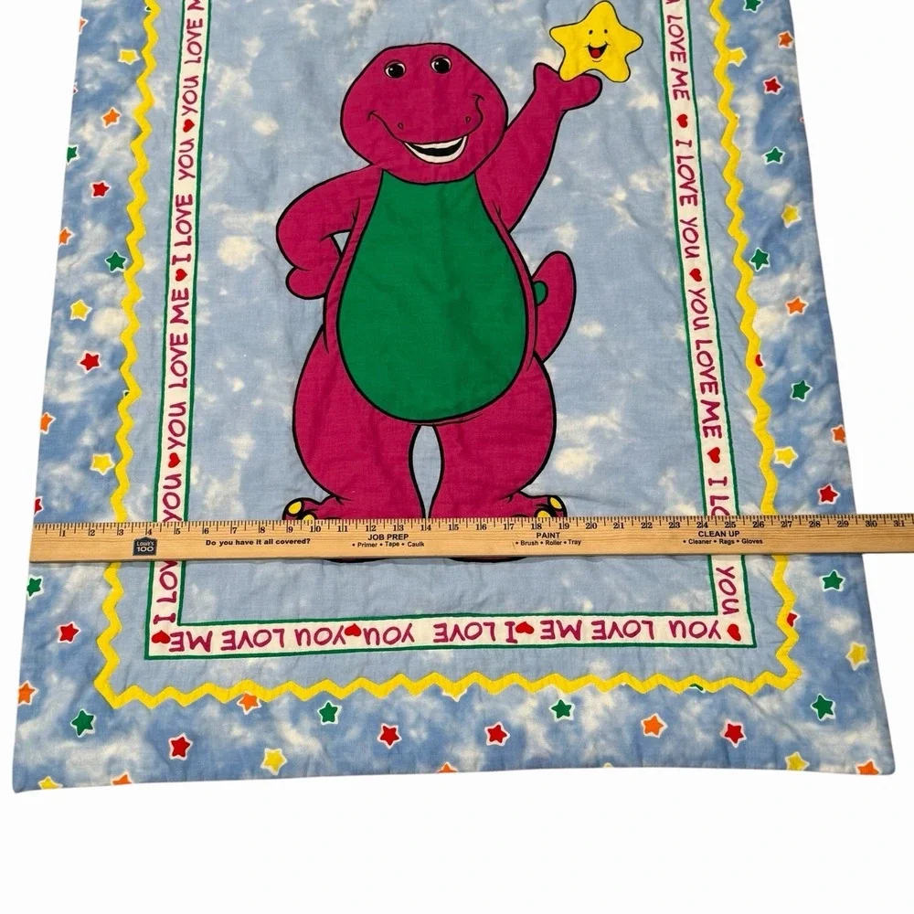 VTG Barney and Friends Tapestry Wall Decor Wall Hanging Bedroom Birthday Nursery
